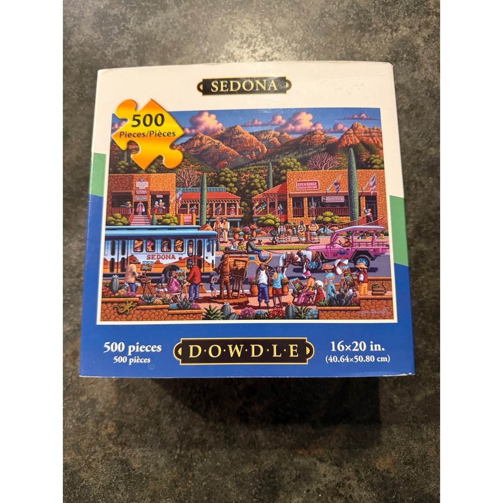 Dowdle Folk Art Sedona Arizona 500 Piece Jigsaw Puzzle Eric Dowdle 16x20 00202